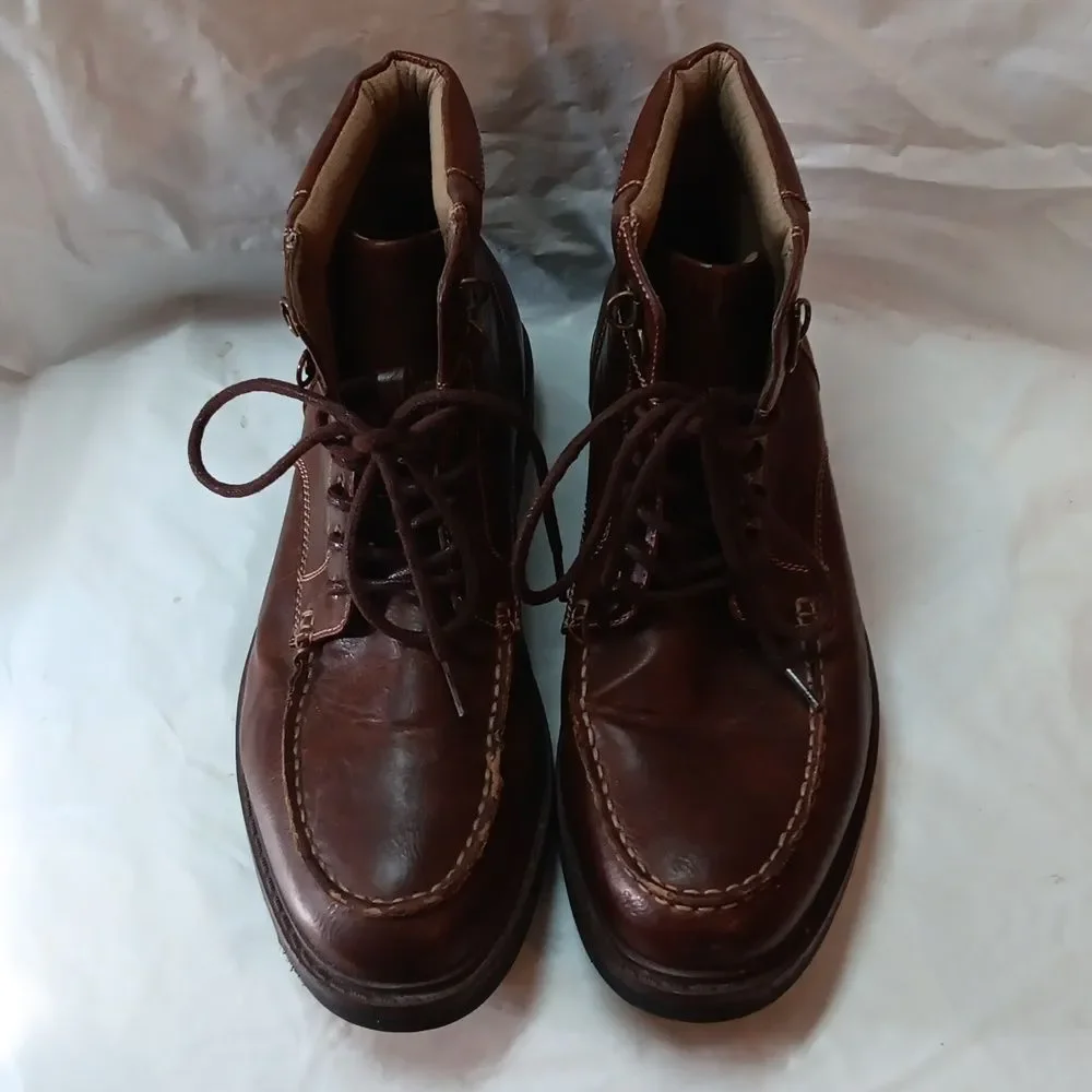Arizona Jeans Co. Men's Brown Leather Boots Size 9M Preowned